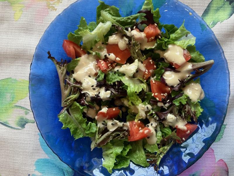 Tahini sauce makes a delicious salad topping; it can also be used with grilled meats, roasted vegetables and fried falafel patties. JACK CLEMONS PHOTO